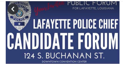 Police Chief Candidate Forum